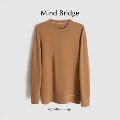 MindBridge高弹力针织衫保暖透气