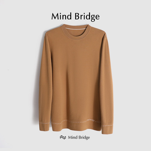 MindBridge高弹力针织衫保暖透气