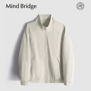 宽松运动休闲防风立领夹克透气耐磨MB2L 阔版 MindBridge 香栀男主