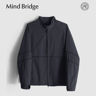 MindBridge 轻质尼龙户外高密防风运动休闲立领夹克MB2D 暮榭松晚