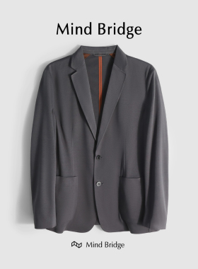 MindBridge【city boy】气质西装外套男韩版西服春商务休闲 M4023