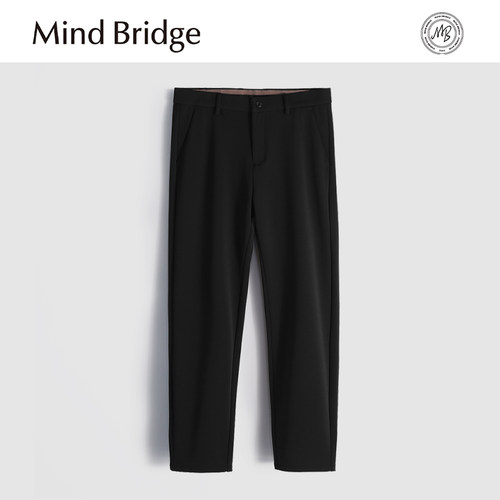 MindBridge 3D高密复合/秋冬男士高弹力保暖直筒商务休闲西裤MA67