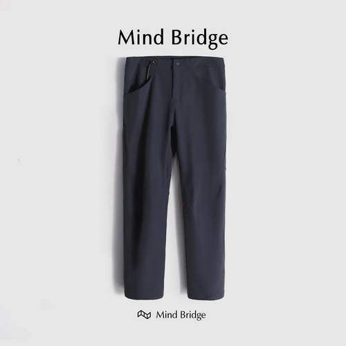 MindBridge长裤直筒休闲裤高弹力