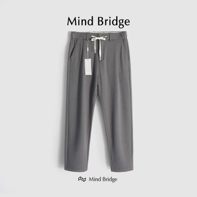 MindBridge休闲裤天丝华夫格肌理