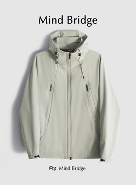 MindBridge【韩男托卡】轻量化户外运动休闲防风保暖夹克男 M4384