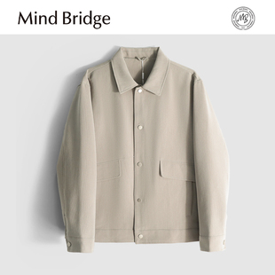 商务休闲微弹翻领夹克男垂顺抗皱MA1G 春季 MindBridge 十字车站