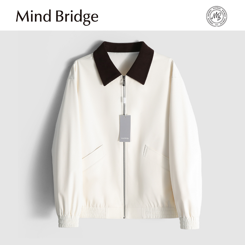 MindBridge【棉感斜纹】春夏季薄款经典复古商务休闲男士夹克MA30