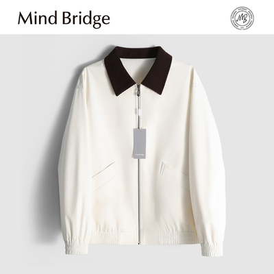 MindBridge【棉感斜纹】春夏季薄款经典复古商务休闲男士夹克MA30