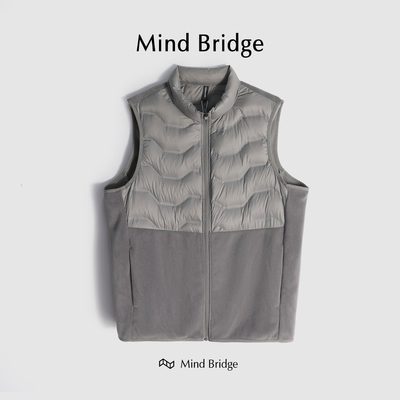 MindBridge羽绒马甲鸭绒防风保暖
