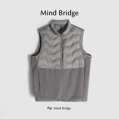 MindBridge羽绒马甲鸭绒防风保暖