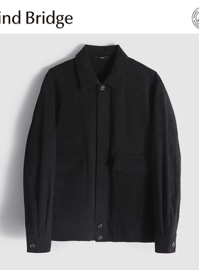 MindBridge【飞行日记】复古灯芯绒商务休闲翻领夹克保暖抗皱MA00