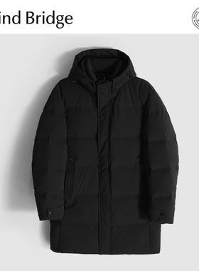 MindBridge【萨维尔大街】加厚中长款鸭绒羽绒服防风保暖冬 M4398
