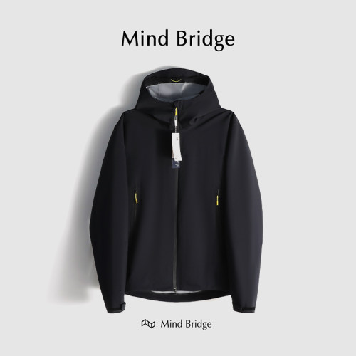 MindBridge连帽春休闲户外冲锋衣