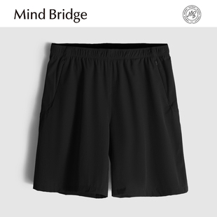 运动高弹力速干透气休闲短裤 夏季 男MA4X 户外功能性 MindBridge