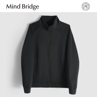 户外休闲商务立领夹克男抗皱MA9S 秋季 MindBridge 高克重加厚针织