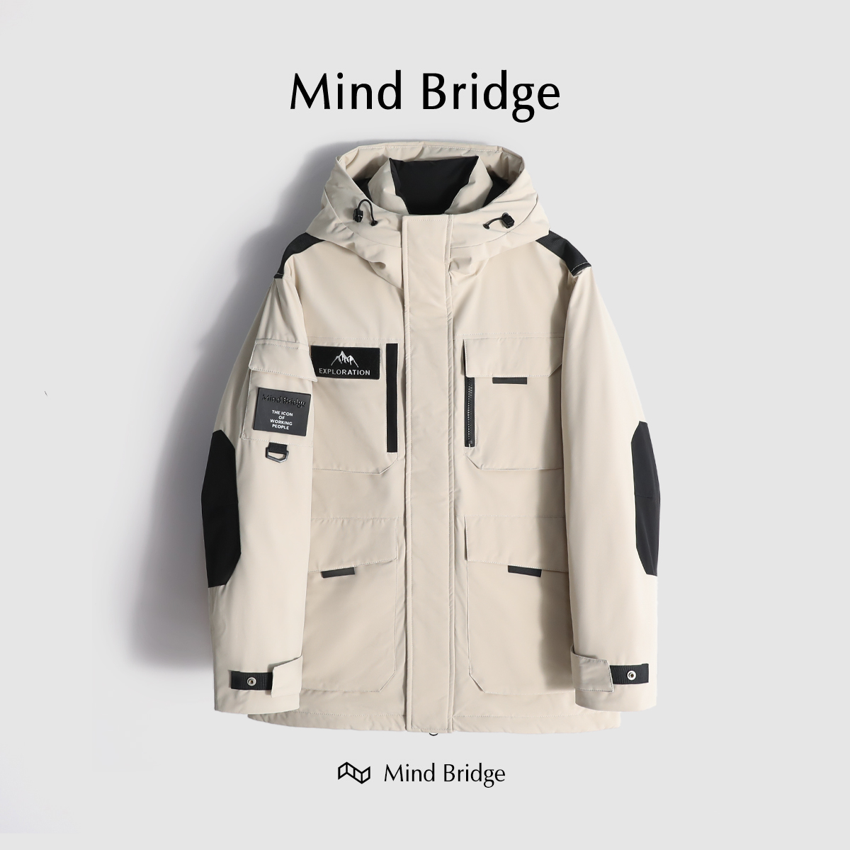 MindBridge防风保暖羽绒服鸭绒冬