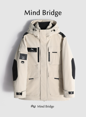 MindBridge【王炸鸭绒服】户外休闲防风保暖加厚羽绒服男冬 M4352