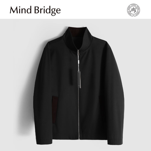 MindBridge手感细腻/触感棉柔/秋季户外休闲商务防风夹克抗皱MAA0