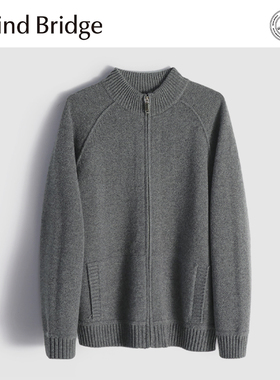 MindBridge【即将断码】羊绒羊毛640g秋冬半高领保暖针织衫冬MA6N