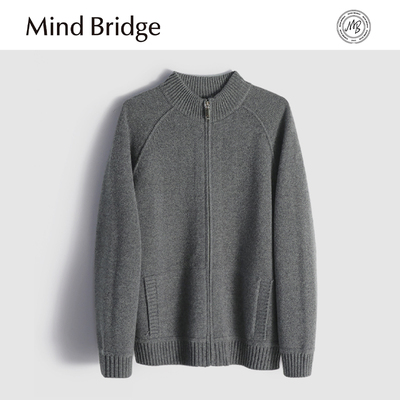 MindBridge【即将断码】羊绒羊毛640g秋冬半高领保暖针织衫冬MA6N
