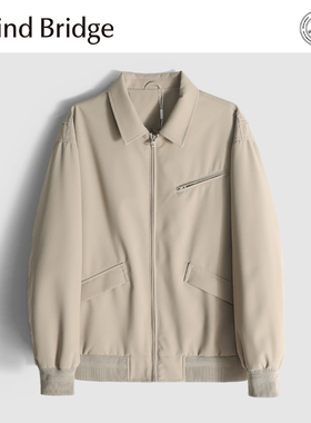 MindBridge【墨尔本烟火】春季防风商务休闲翻领夹克耐磨抗皱MA20