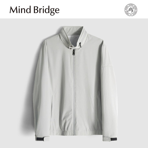 MindBridge【自由旅者】户外休闲运动商务高弹立领夹克轻便男MA0H