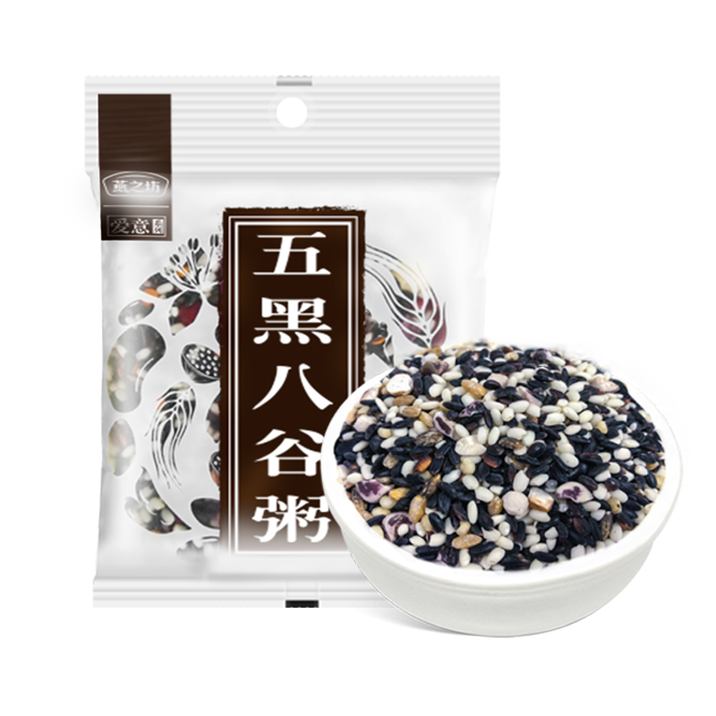 燕之坊五黑八谷粥150g*5袋营养...