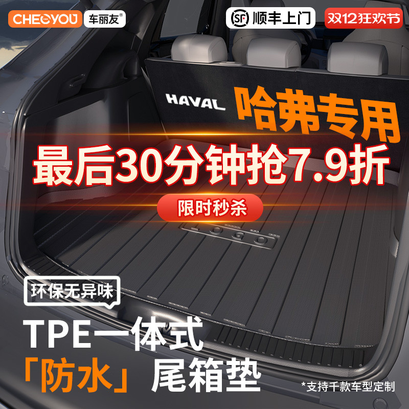 【车丽友】哈弗TPE三防后备箱垫