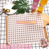 冻果干模具硅胶巧克力模冻干酸奶块模1.5 1.5cm梨膏糖模冰格 1.5