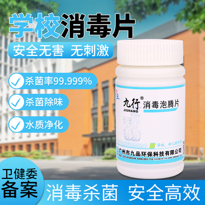 学校专用消毒片含氯宿舍食堂课室强力杀菌呕吐物幼儿园诺如病毒
