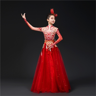 六一儿童龙服舞蹈服舞龙舞狮服装打鼓演出服中国风雄狮少年表演服