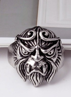 复古男士紧箍咒戒指