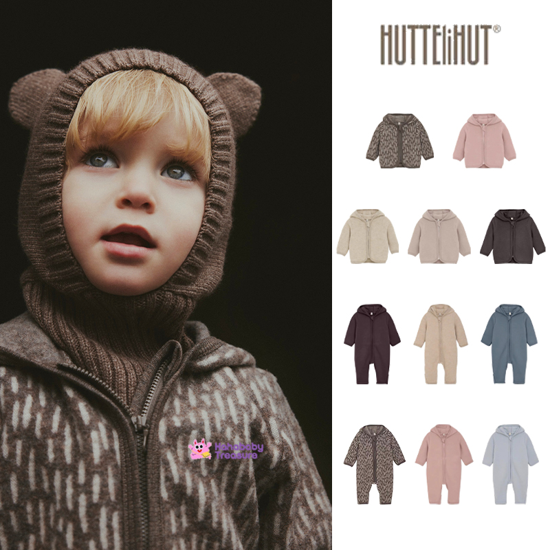 小熊丹麦秋冬婴儿连帽柔软外套