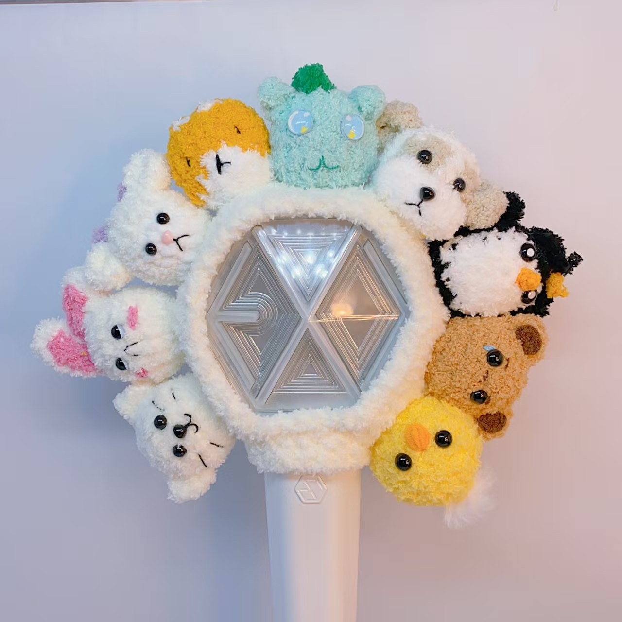 爱丽棒保护套EXO钩织保护套全员保护套周边
