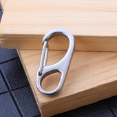不锈钢钥匙扣迷你D型挂扣快挂钩登山扣EDC随身工具热销曝款