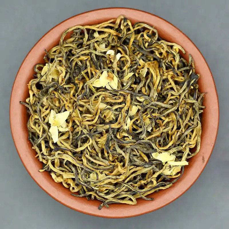 茉莉手工金骏眉茉莉花香蜜香浓郁