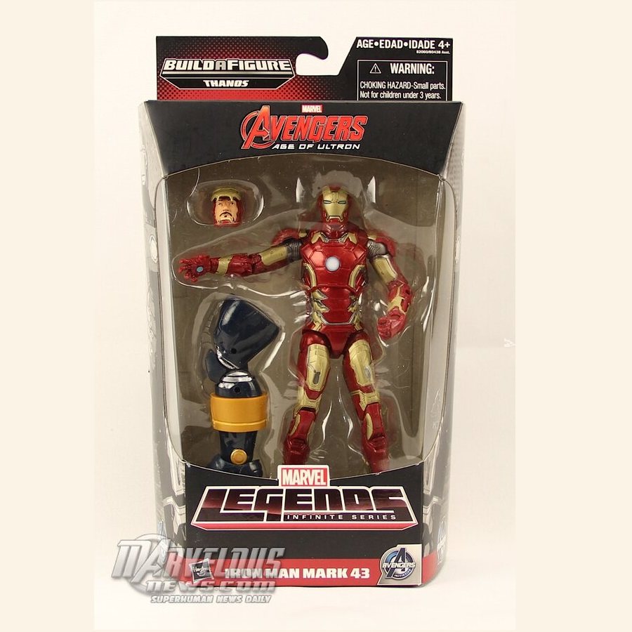 玩物尚志 孩之宝 漫威传奇MARVEL LEGENDS复仇者联盟2 钢铁侠MK43