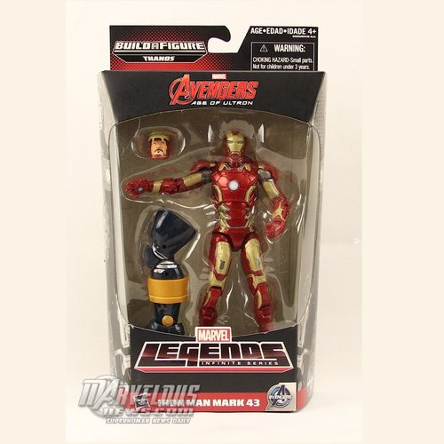玩物尚志 孩之宝 漫威传奇MARVEL LEGENDS复仇者联盟2 钢铁侠MK43