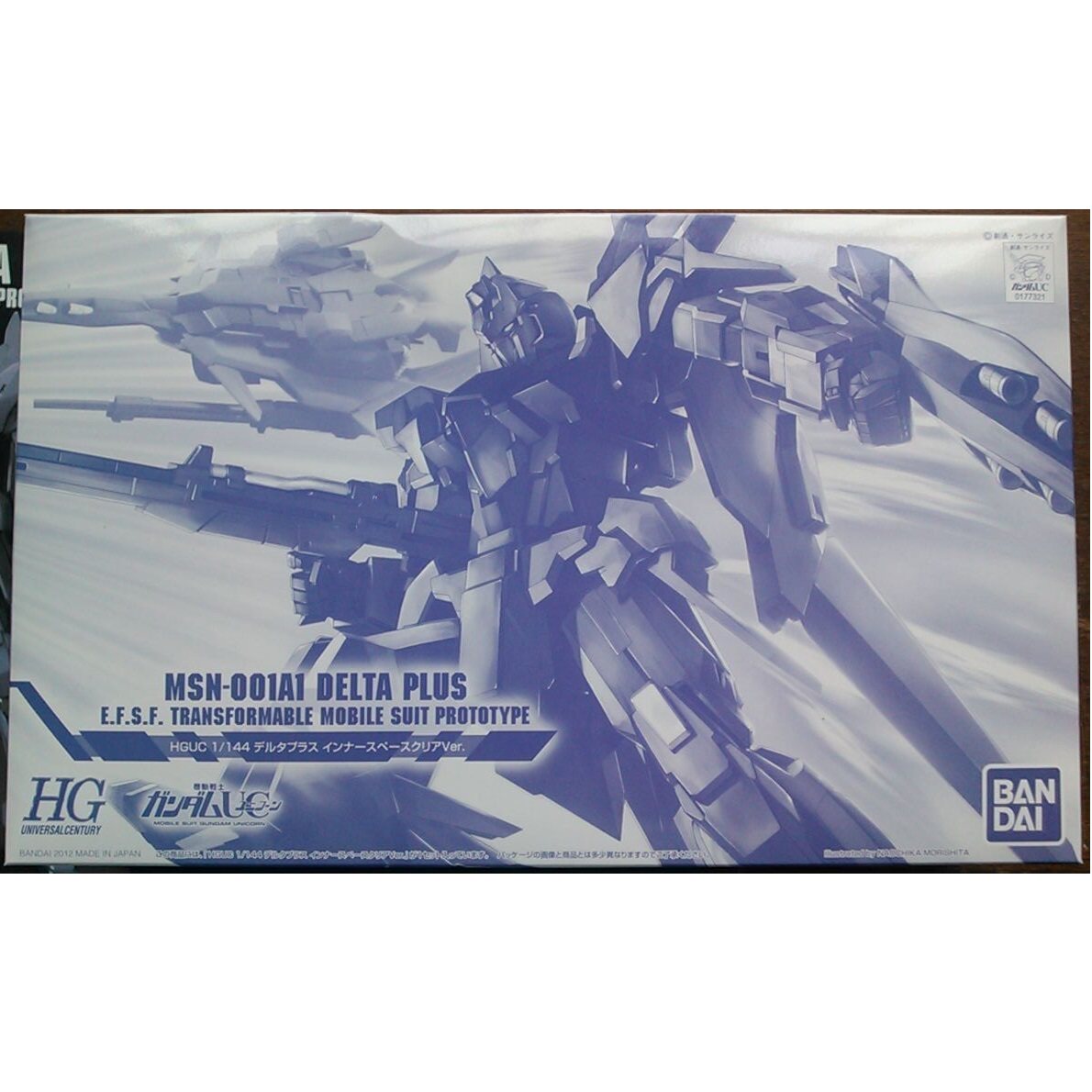 玩物尚志 高达 HGUC 115 MSN-001A1 Delta Plus 透明 网络限定