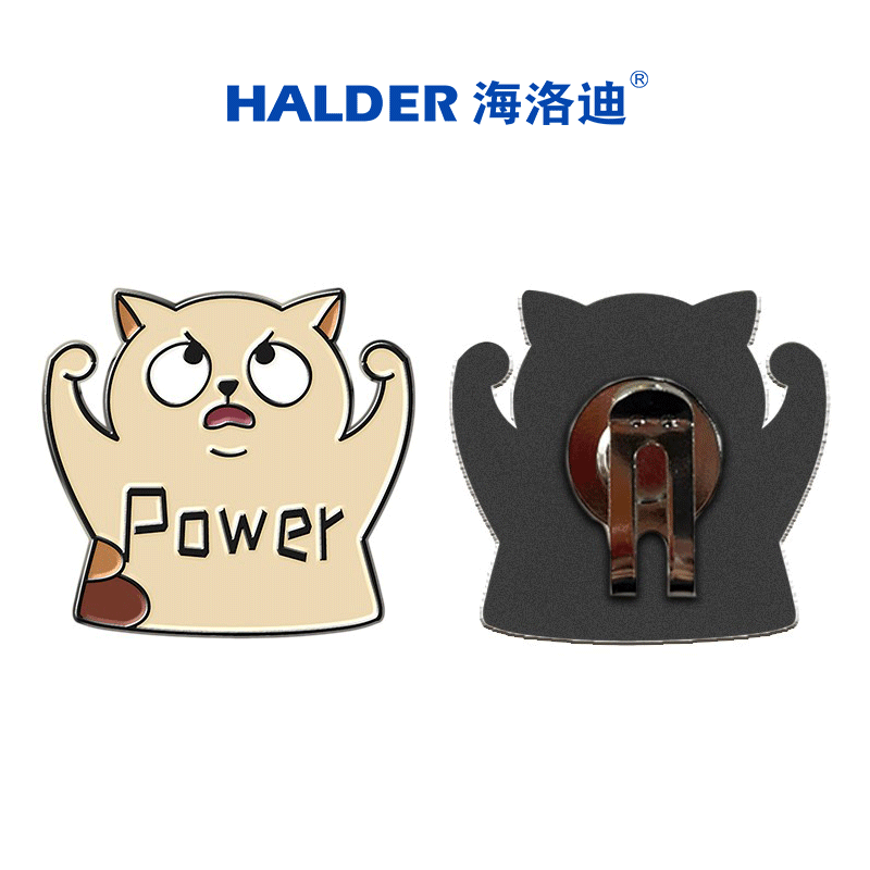 定制 高尔夫球马克金属磁性帽夹带mark球标果岭球位标器卡通定做