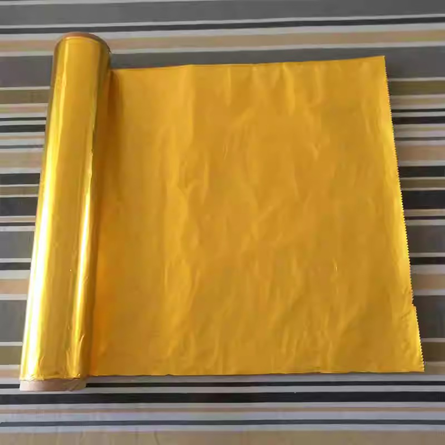 加大号双面金色锡纸幼儿园手工舞台道具婚礼褶皱装饰造型包装铝箔