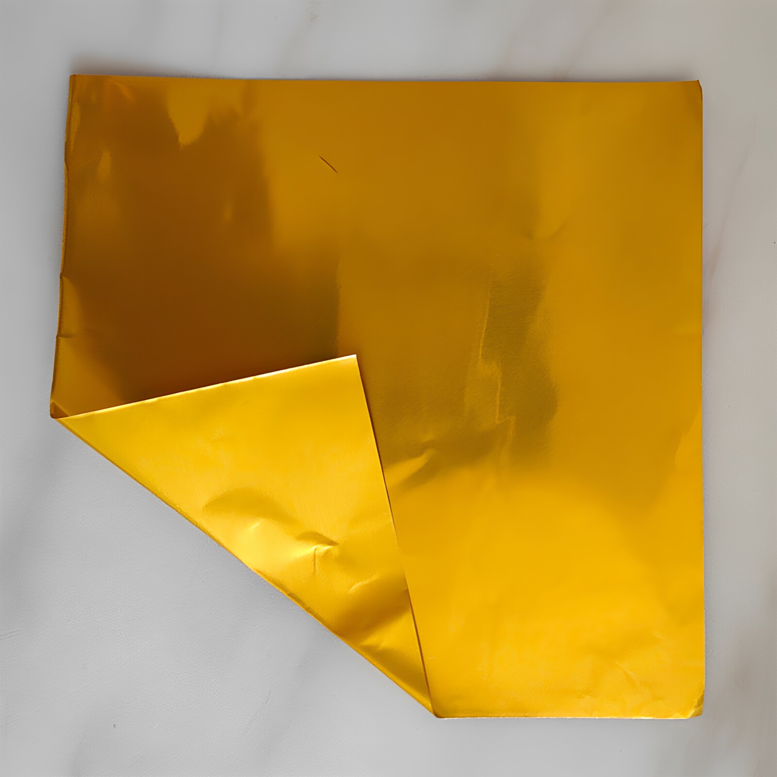 双面金色锡纸10cm切片光面加厚20微米圣诞节树婚庆礼物品包装铝箔