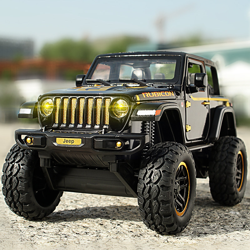 仿真牧马人卢比肯jeep吉普合金越野车汽车模型儿童玩具车男孩收藏