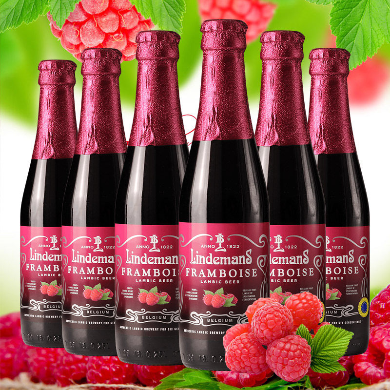 比利时进口啤酒 Lindemans林德曼山莓250ml*6瓶啤酒 女士水果啤酒在类目 酒类, 啤酒中 - 来自Buy2taobao.com提供专业的淘宝代购服务