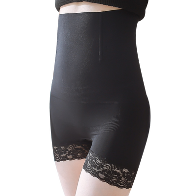 高腰收腹胖mm产后防走光安全裤