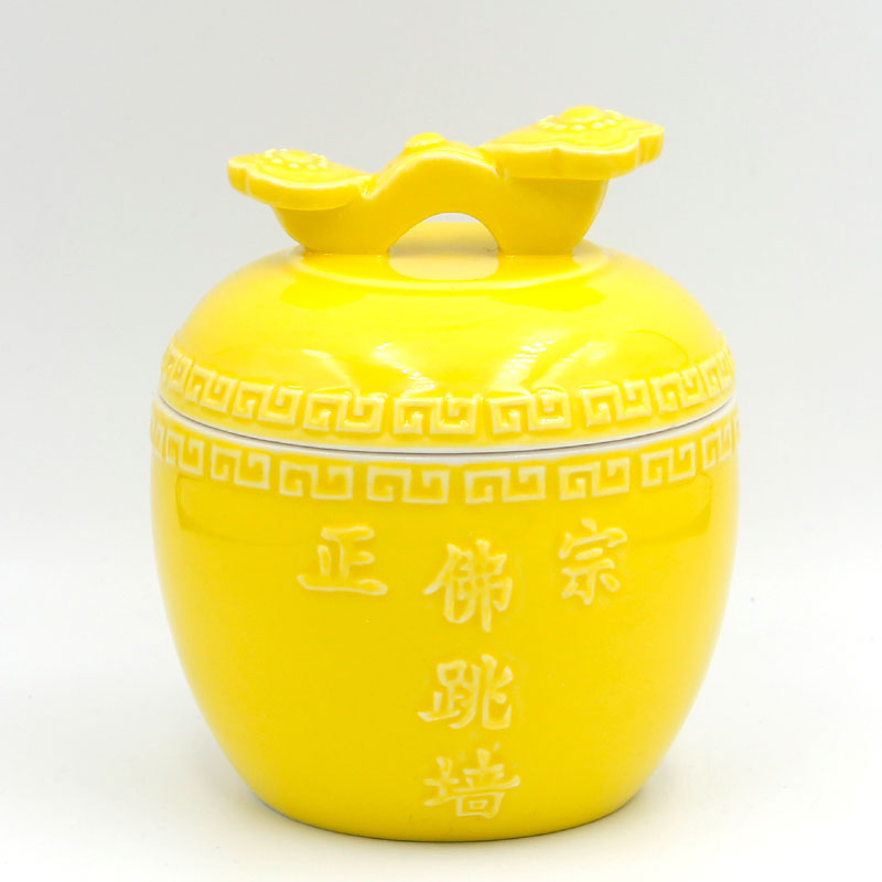 佛跳墙陶瓷炖盅汤煲带盖隔水炖瓦罐坛子炖锅食品公司礼品包装礼盒