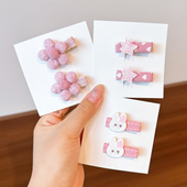 儿童发夹不伤发全包布宝宝发卡婴幼儿女童刘海夹碎发夹头饰