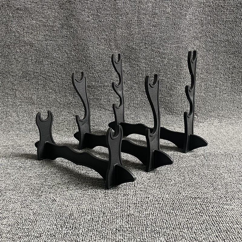 木制刀剑 塑料架单层双层三刀剑摆放刀剑宝剑架子黑色摆设书房装