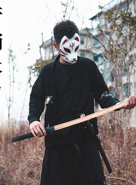 居合木刀带鞘拔刀剑道一体武士刃