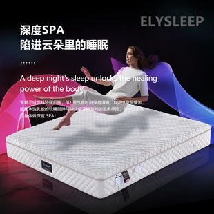 天鹅毛绒床垫家用卧室十大名牌席梦思乳胶独立袋弹簧180x200软垫